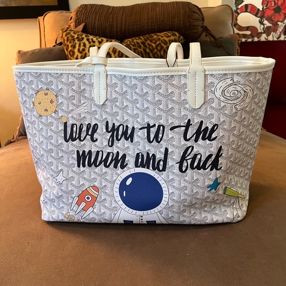 Love You To The Moon And Back Tote Bag- New with Tags - Picture 4 of 12